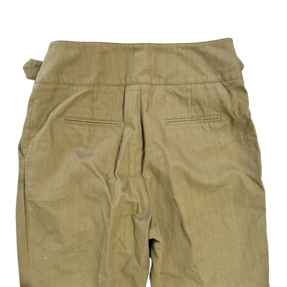 Sezane Khaki Women's Trousers - Picture 6 of 10